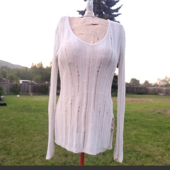 LONG Sleeve Mesh Guess shirt - Picture 1 of 2